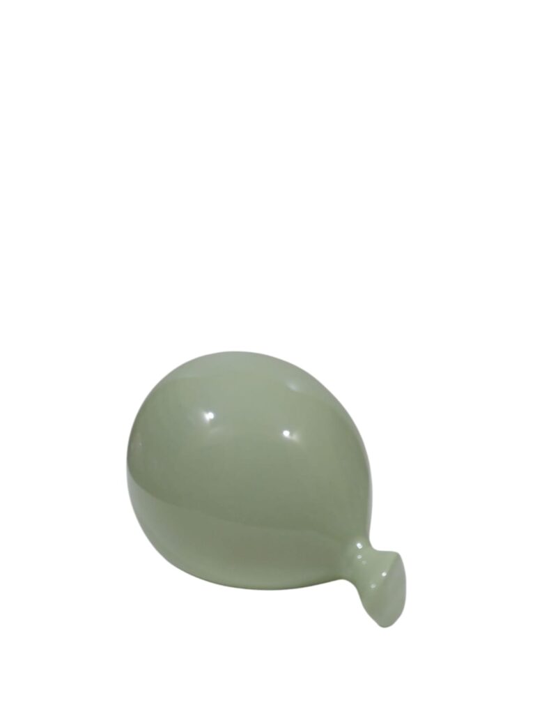CDAC0205V CENTRO D'ARTE CRYSTAL PALLONCINO PORCELLANA VERDE VOLO ALTO 11,5CM
