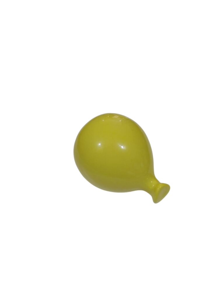CDAC0206G CENTRO D'ARTE CRYSTAL PALLONCINO MINI MAGNETE PORCELLANA 7CM VOLA ALTO GIALLO