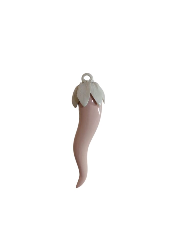 CDACRT/636R CENTRO D'ARTE CRYSTAL CORNO PORCELLANA 12CM ROSA