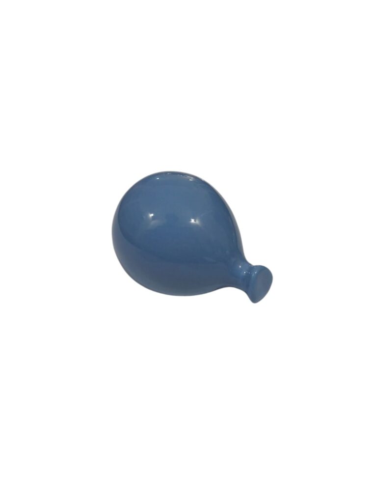 CDAC0206B CENTRO D'ARTE CRYSTAL PALLONCINO MINI MAGNETE PORCELLANA 7CM VOLA ALTO BLU