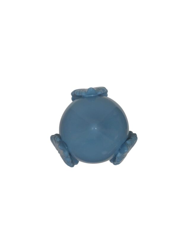 Pumo piccolo in porcellana 11cm azzurro - immagine 2