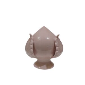 Pumo piccolo in porcellana 11cm rosa