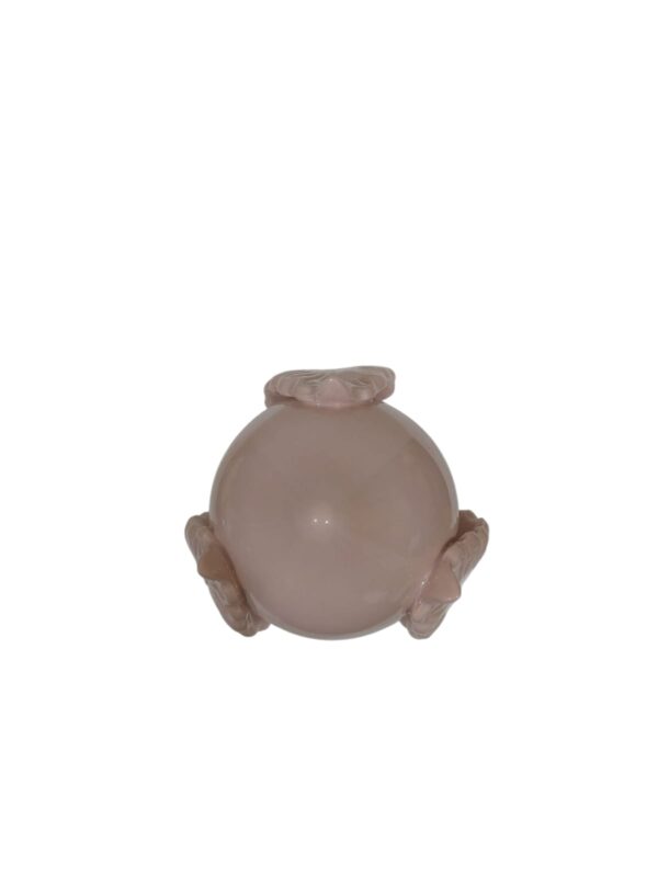 Pumo piccolo in porcellana 11cm rosa - immagine 2