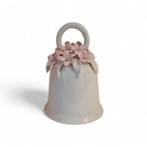 CDAC0020R CENTRO D'ARTE CRYSTAL CAMPANELLA FIORI 5,5X8CM ROSA